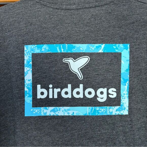 Birddogs Grey Short Sleeve Graphic Crewneck T-Shirt Size Medium - Picture 6 of 6